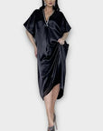 Zara Satin Diamonte Kaftan Dress - XL