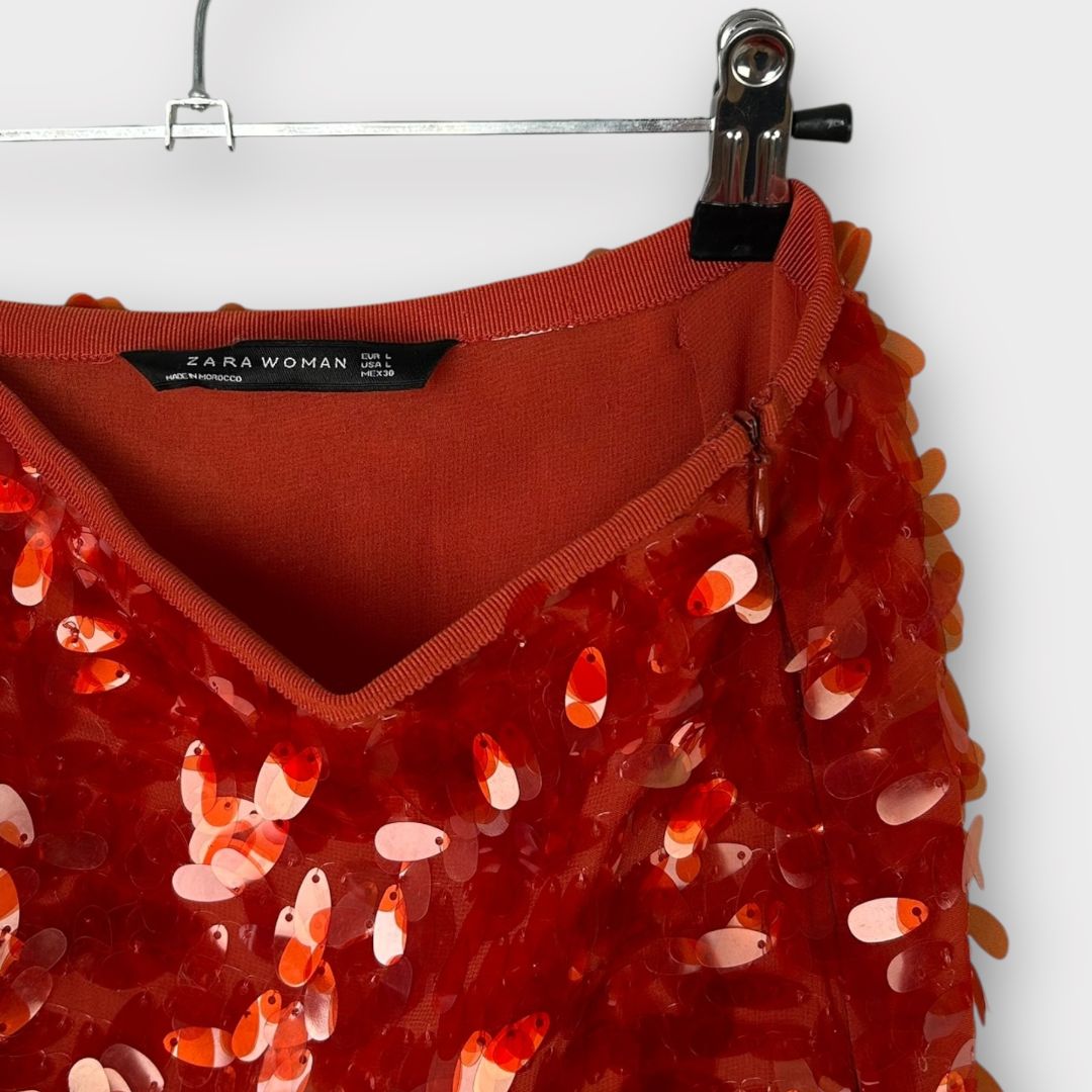 Zara Sequin Skirt - 12 (L)
