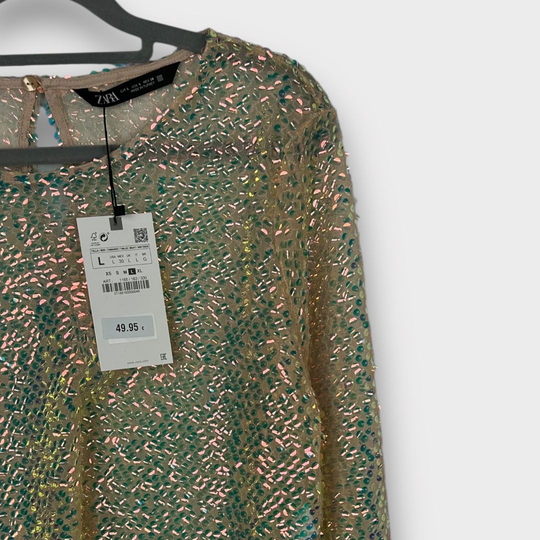 Zara Sequin Top - 12/14 (L)