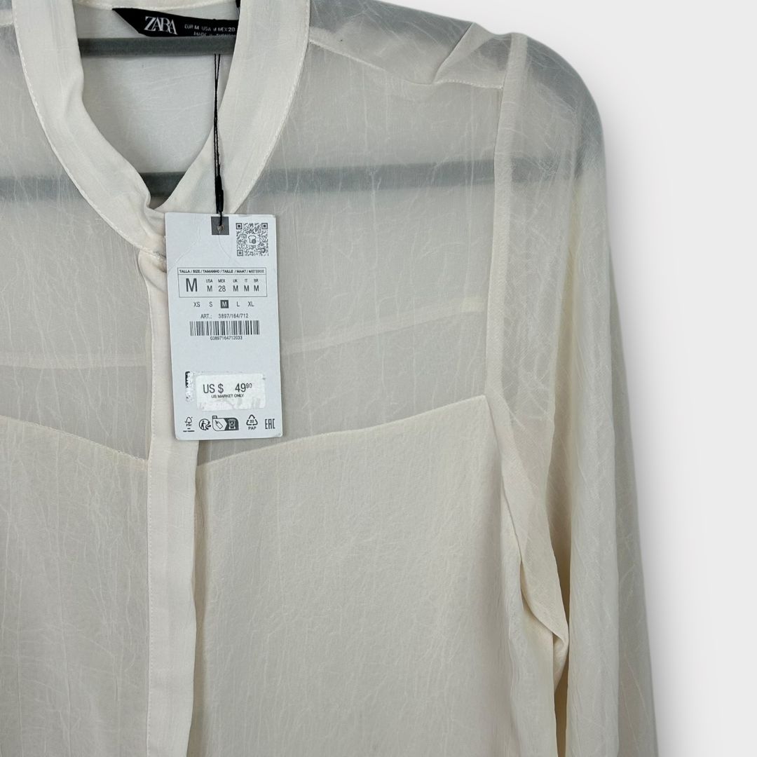 Zara Sheer Blouse - M