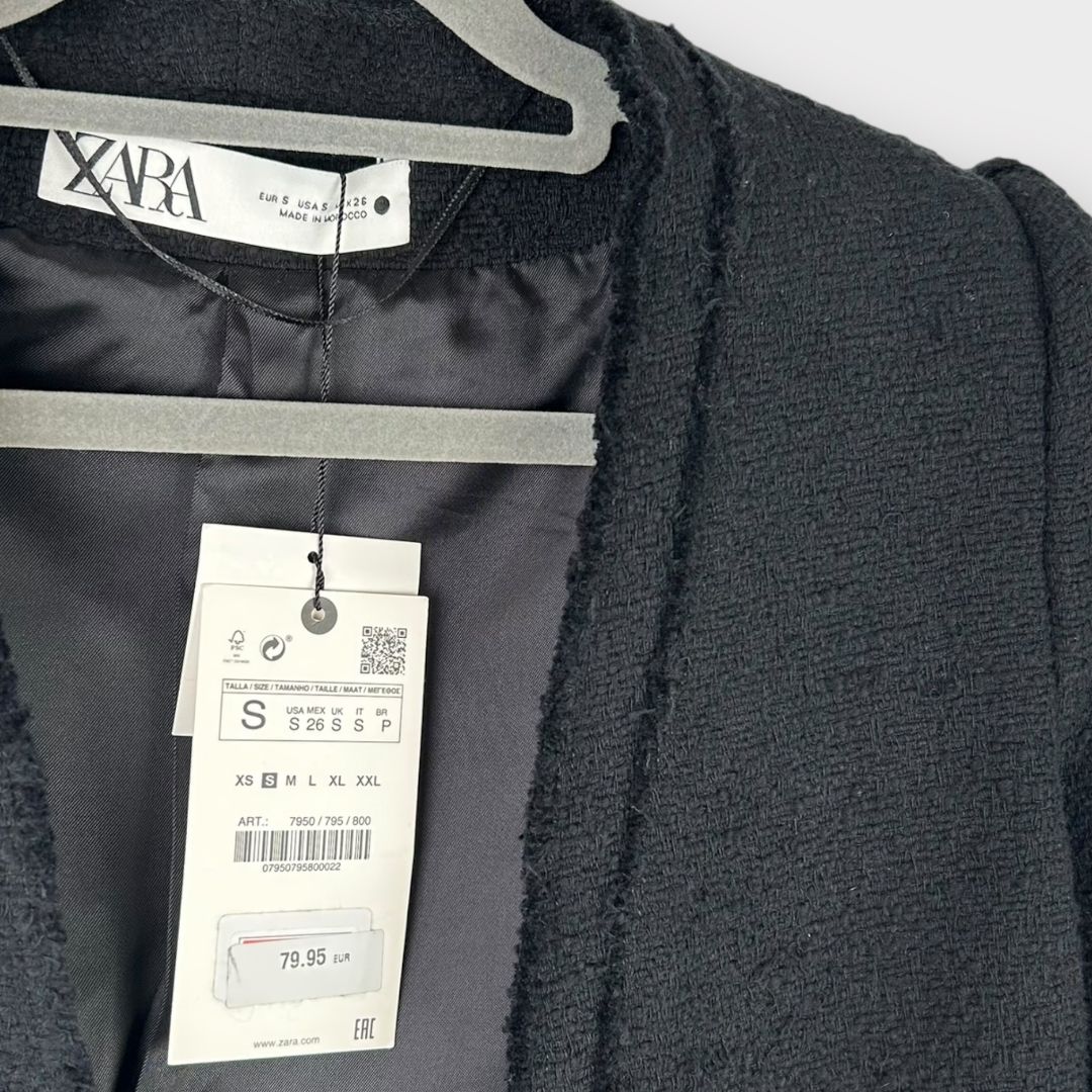 Zara Short Tweed Jacket - 8 (S)