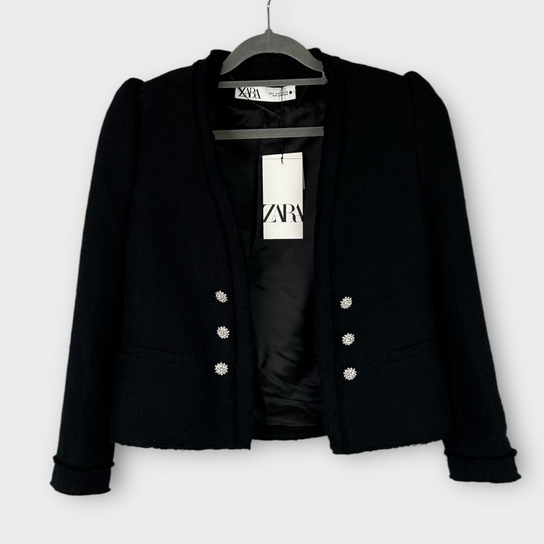 ジャケット・アウター BLACK THEREDTHREAD OVER TWEED ZIP JACKET TWEED ZIP JACKET | ref. / Web Store