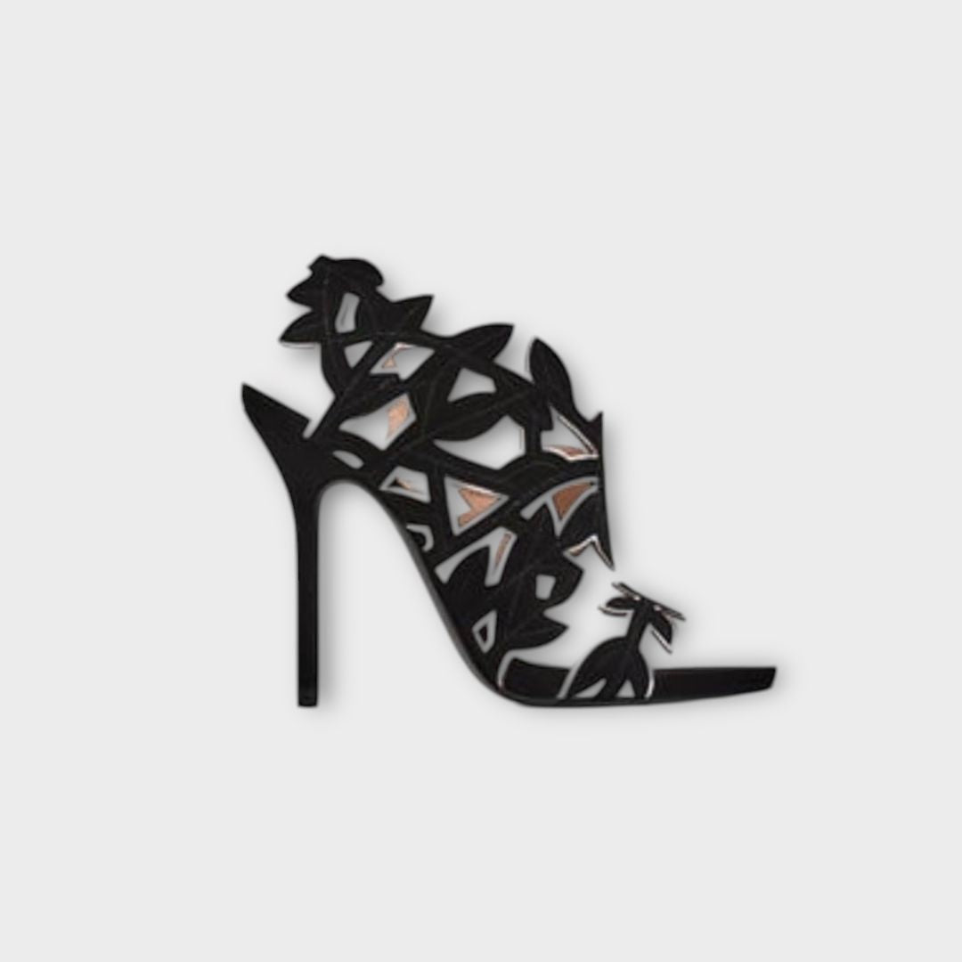 Zara Suede Leather Heels - 4/37