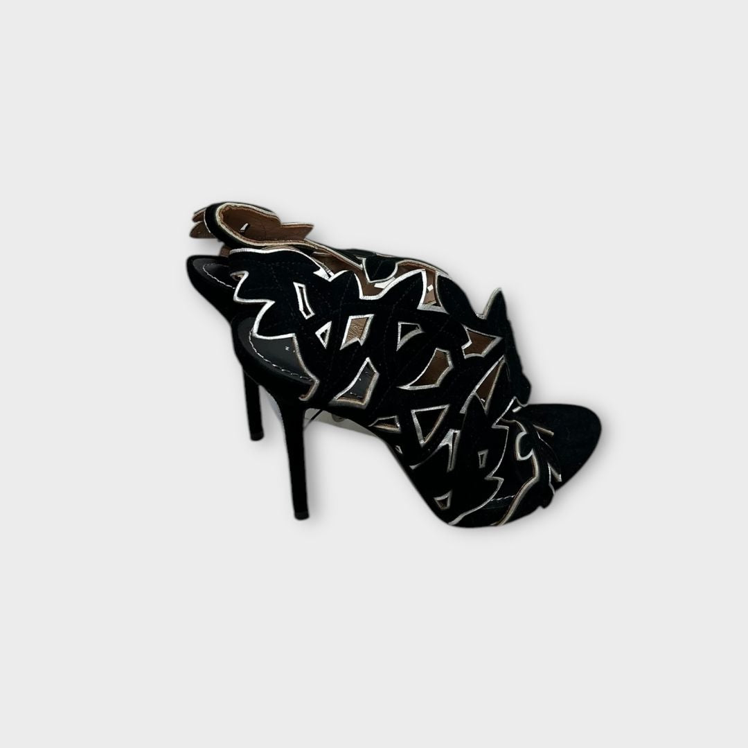 Zara Suede Leather Heels - 4/37