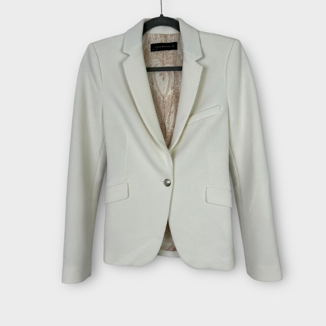 Zara Textured Blazer - XS