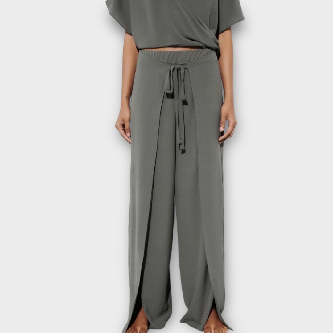 Zara Wide Leg Flowing Trousers - 14/16 (XL)