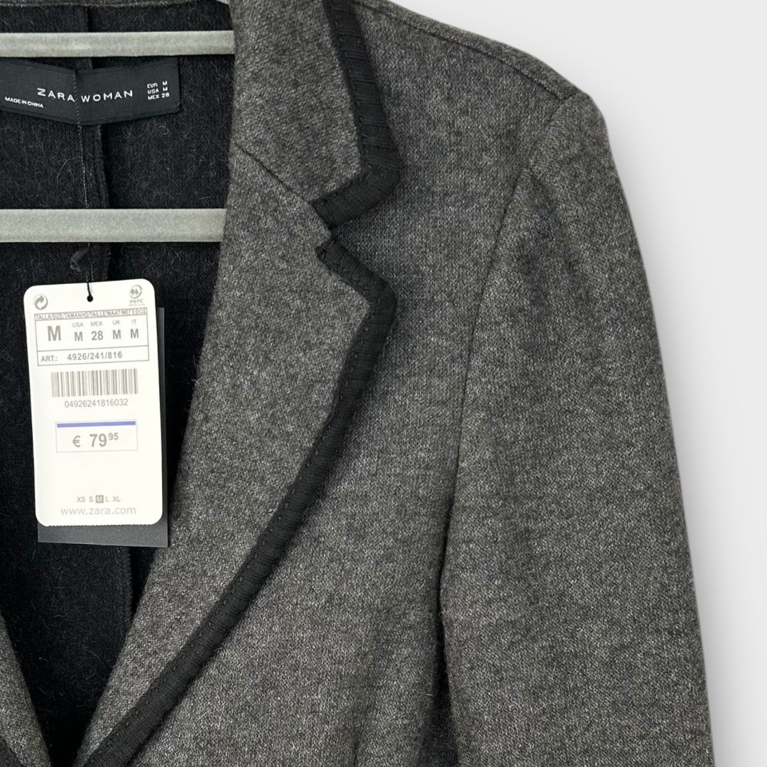 Zara Wool Blend Jacket - 10 (M)
