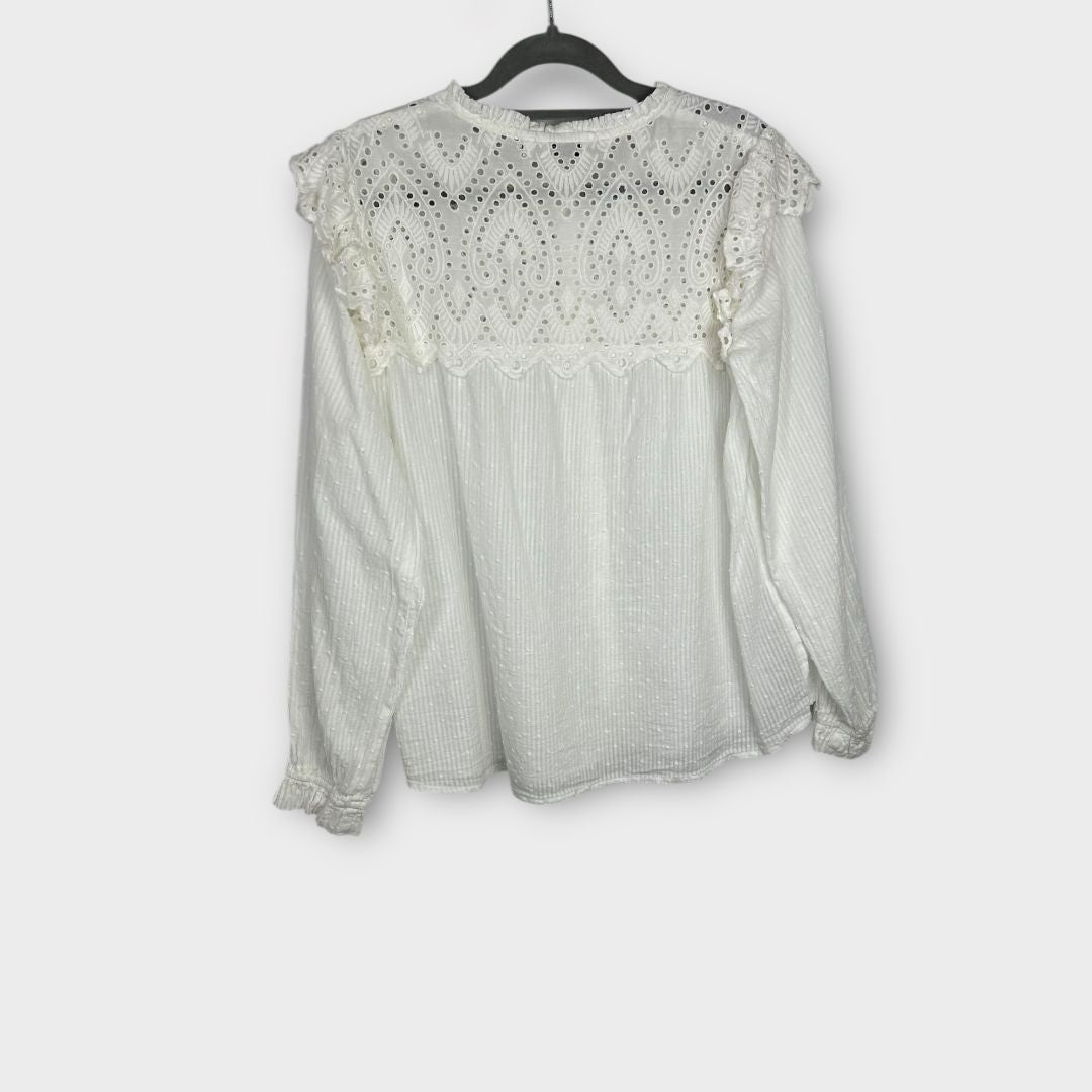 b.young Broderie Blouse - 12