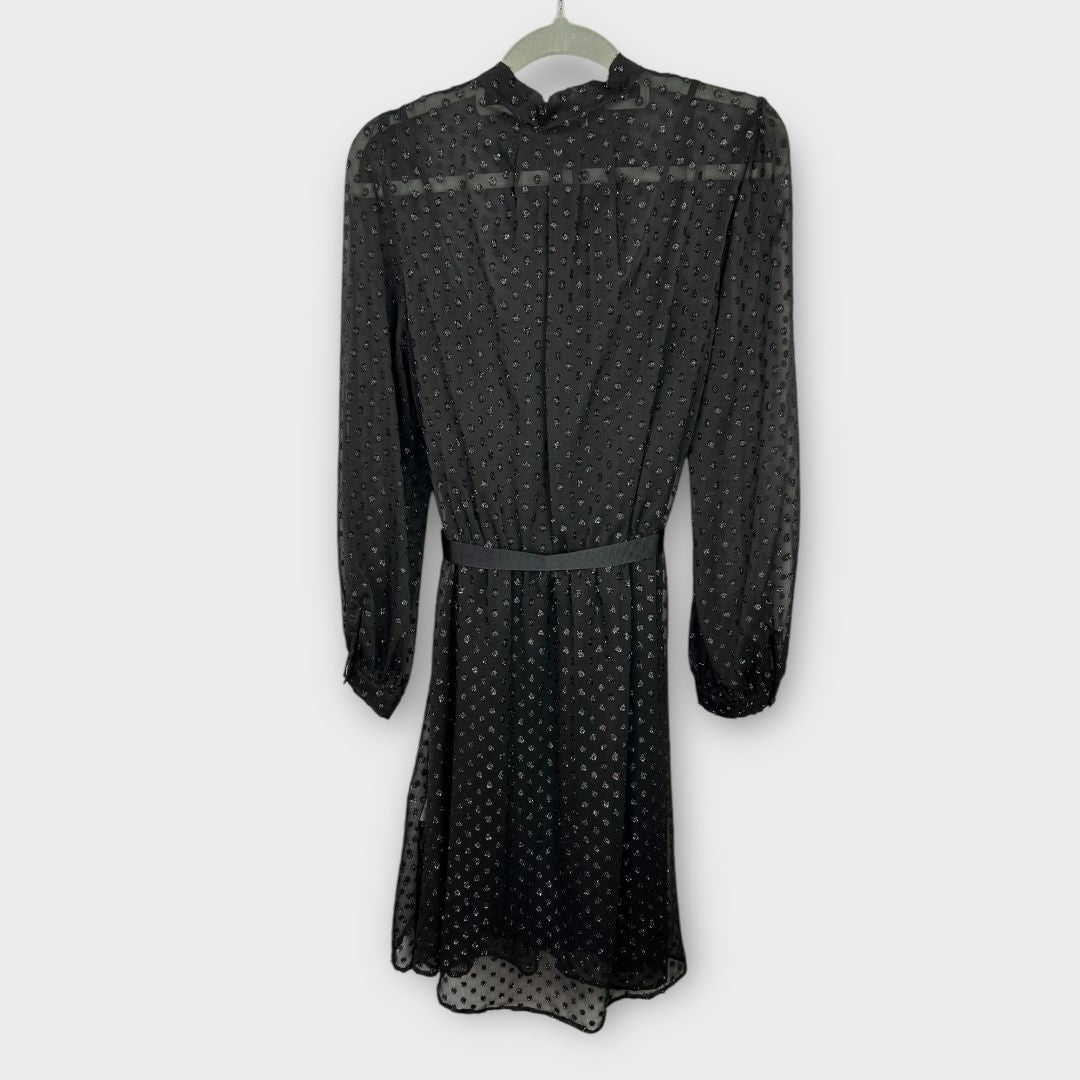 iBlues Metallic Polka Dot Dress - 10