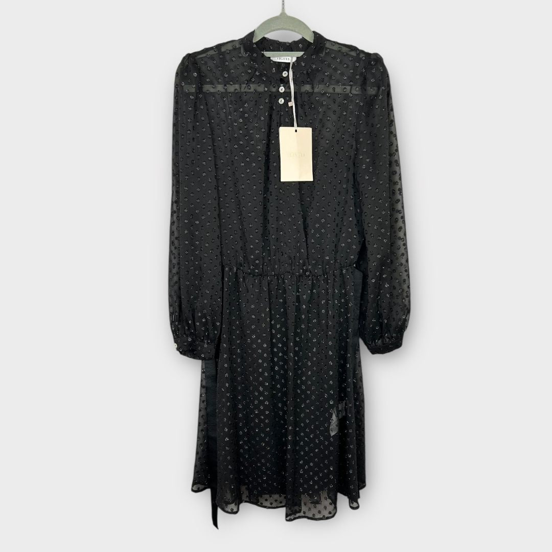 iBlues Metallic Polka Dot Dress - 10
